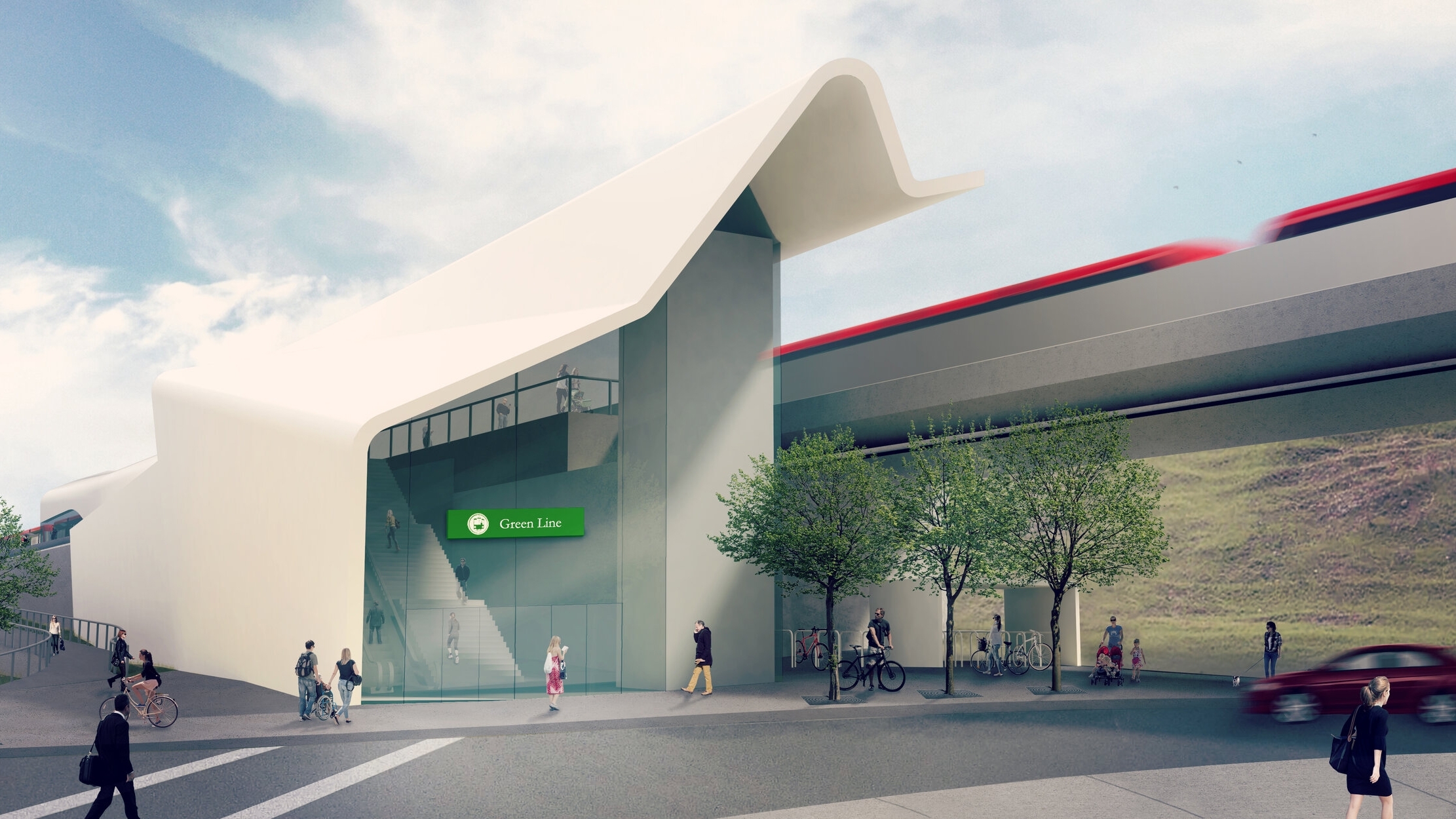 26th Avenue Station Rendering, Credit: City of Calgary