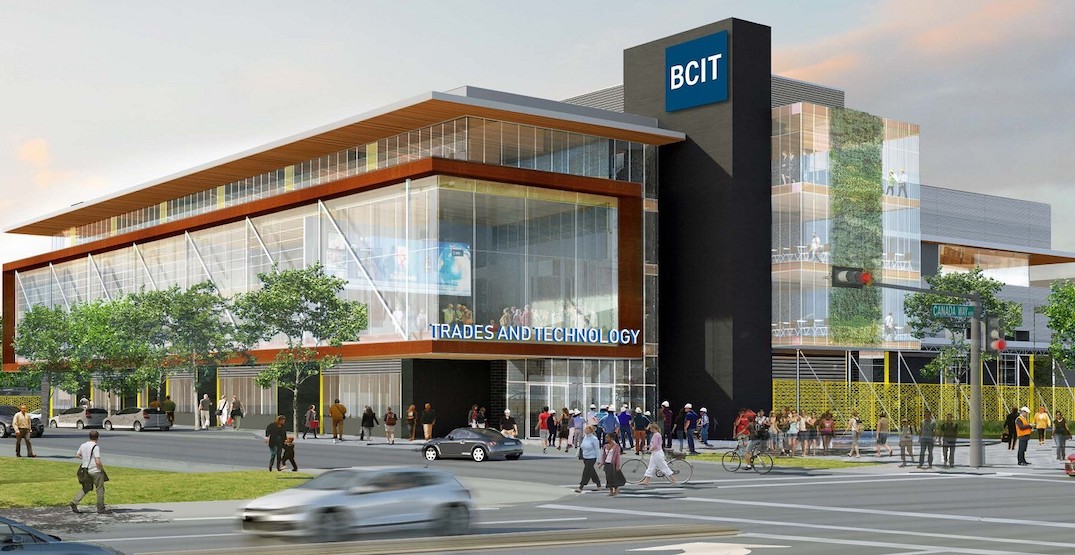 British Columbia Institute of Technology (BCIT) Trades and Technology Building Rendering
